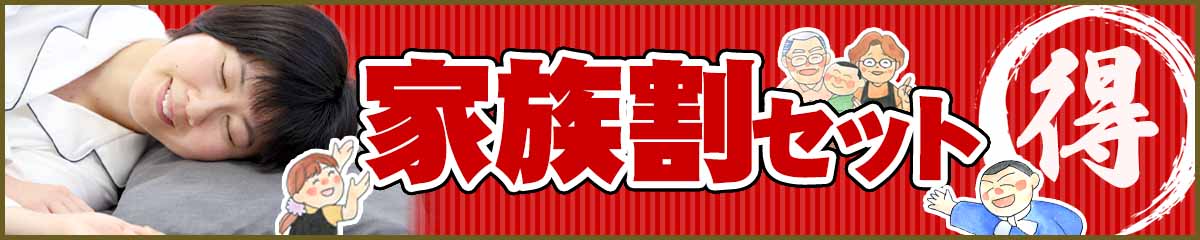 国産竹炭熟睡ピロー家族割