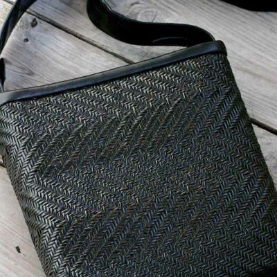 【受注生産 お届けまで約2ヶ月】<br>籐編みショルダーバッグ