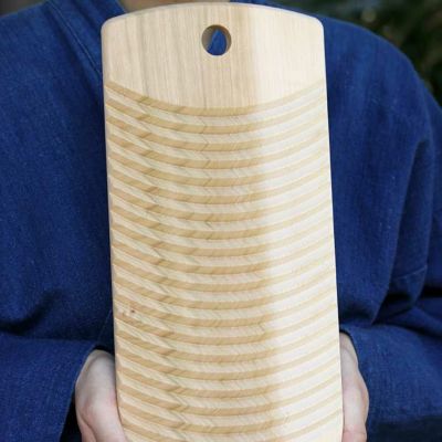 やさしい木肌のサクラで作った<br>洗濯板（大）