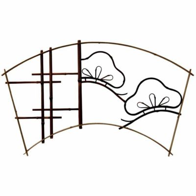 竹枠窓　扇型（松）