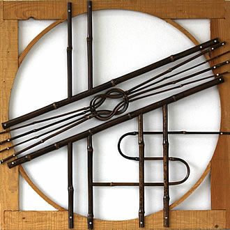 竹丸窓　結び（64cm）