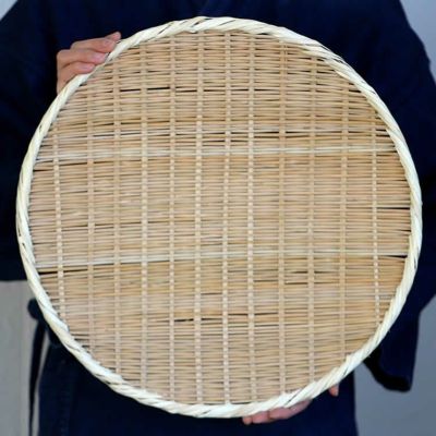 【国産】丸竹ざる（特大）39cm