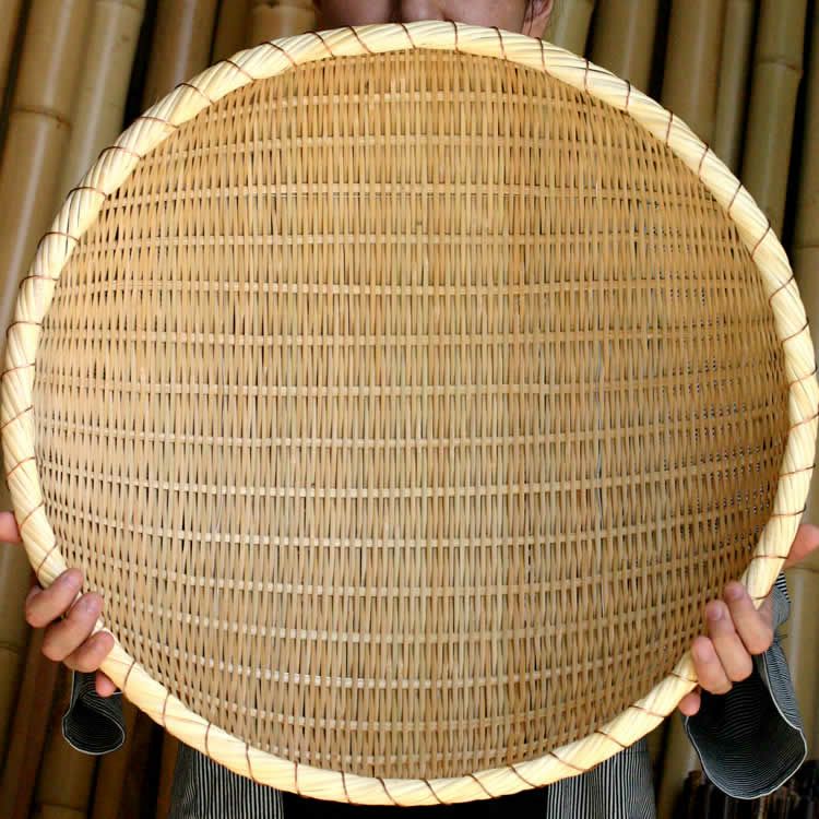 竹ザル 25㎝ 枡網代編み 5枚