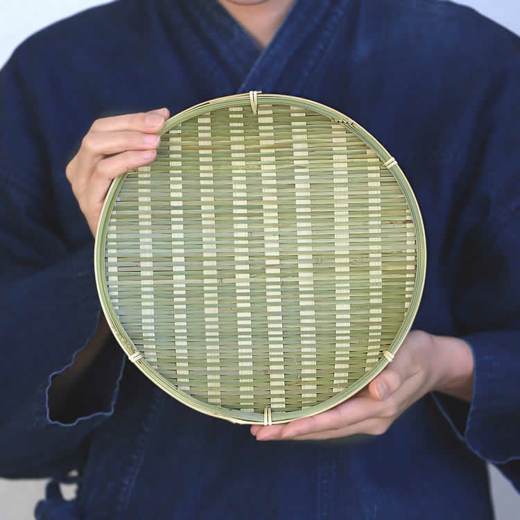 青竹ざる（特小）22.5cm | 虎斑竹専門店 竹虎