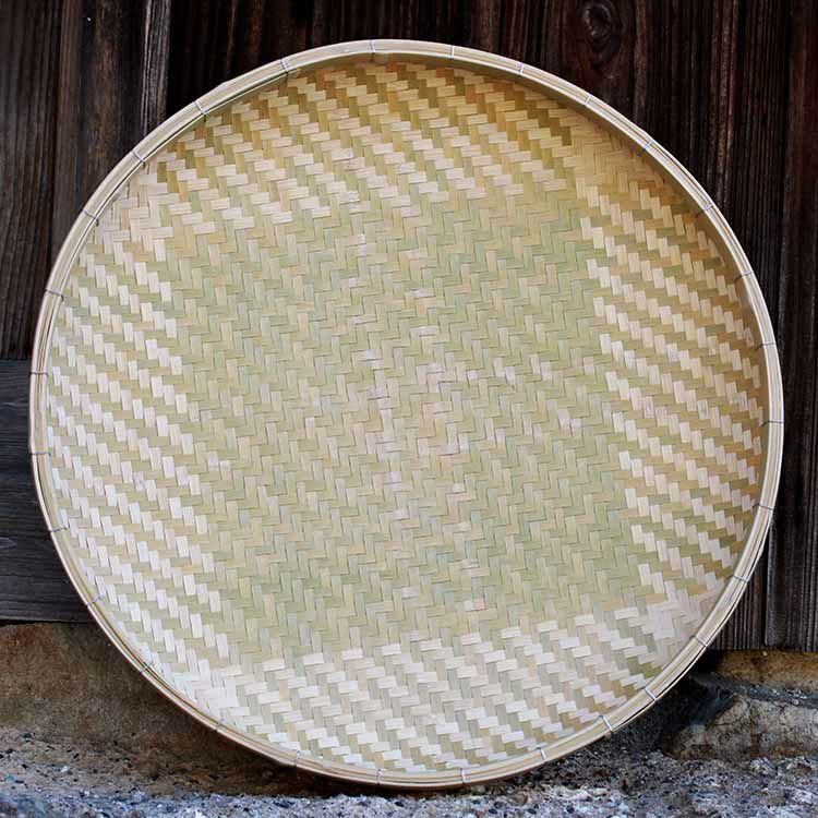 匠の網代編み竹ざる 60cm