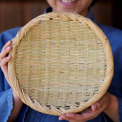 【限定特別価格】スズ竹そばざる 24cm
