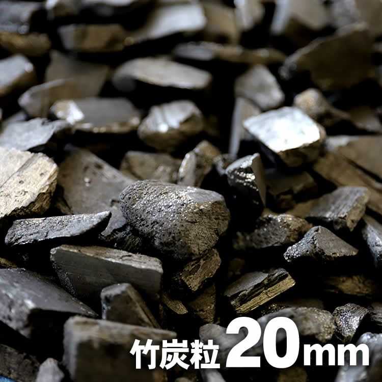 【浄水用】最高級竹炭粒（20mm）1kg入り