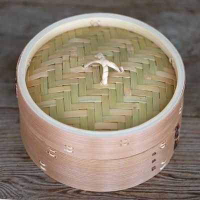蒸し鍋、温野菜がおいしくできる蒸し器<br>杉蒸籠（セイロ）18cm1段身蓋セット
