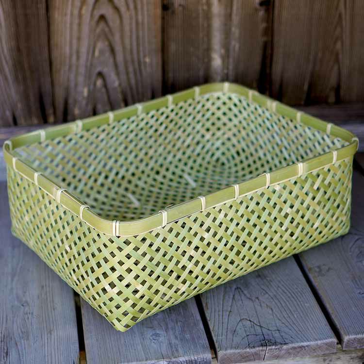 染め竹風カゴ 30個セットまとめ売り 竹かごの通販ならシモジマ【公式】