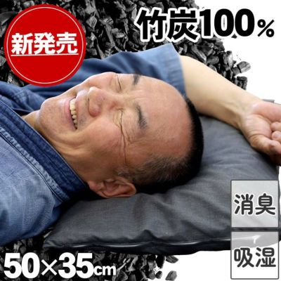 100％竹炭快眠ピロー