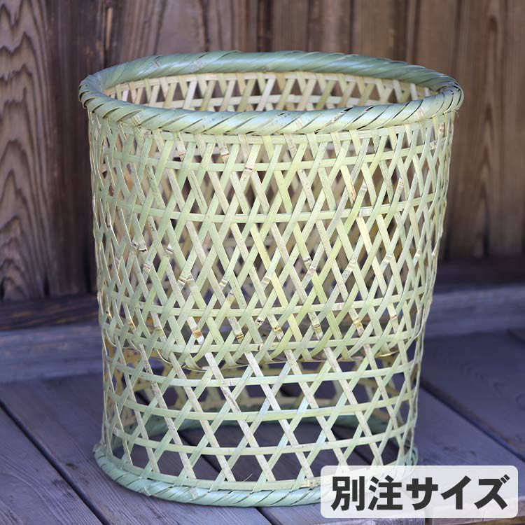 竹虎YouTube特別販売！】1点限り！別注サイズの伝統の真竹洗濯籠（楕円）